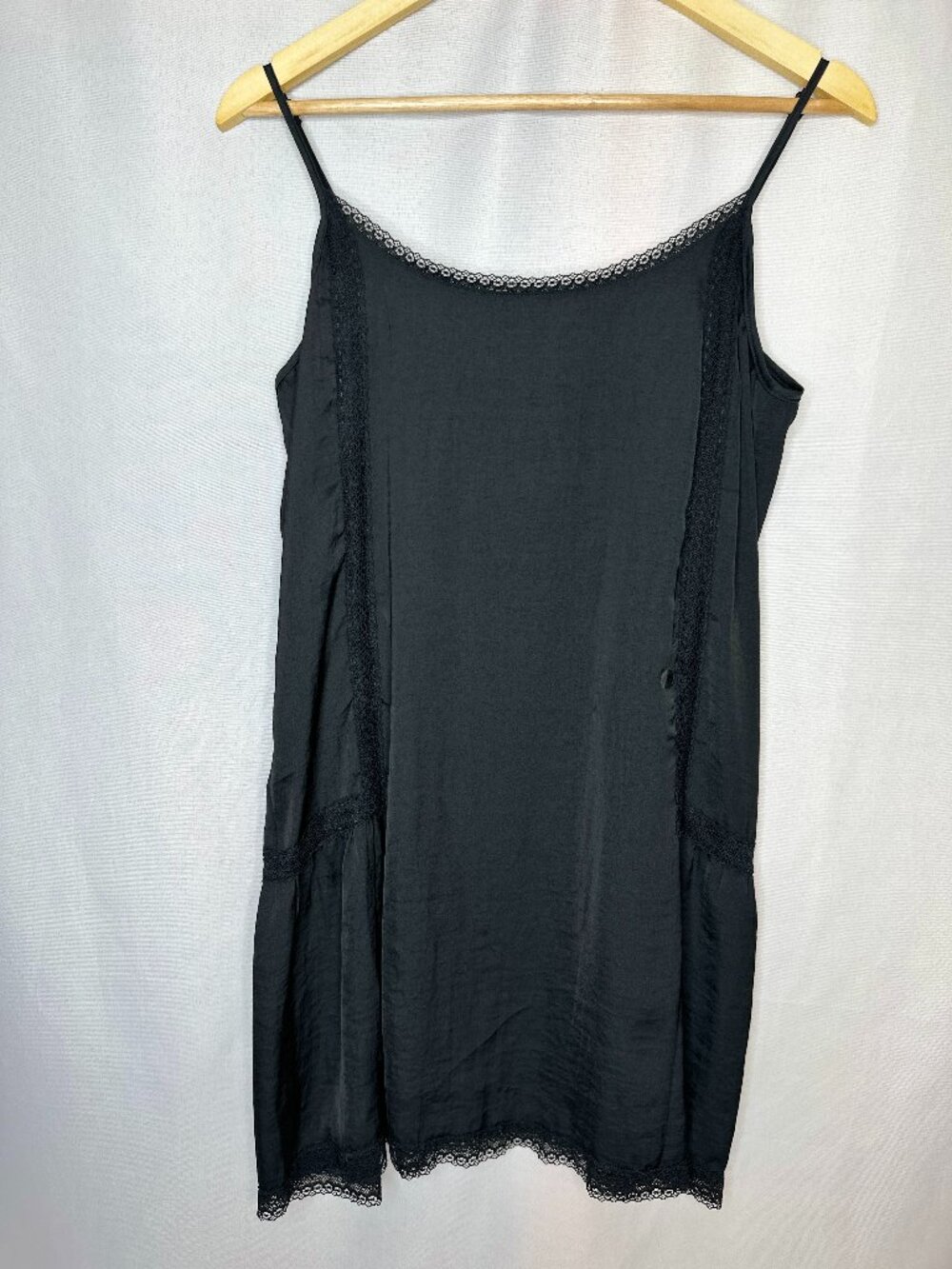 NWOT Aerie Slip Dress Lace Trim MEDIUM Coquette Fairy Festival Grunge Delicate